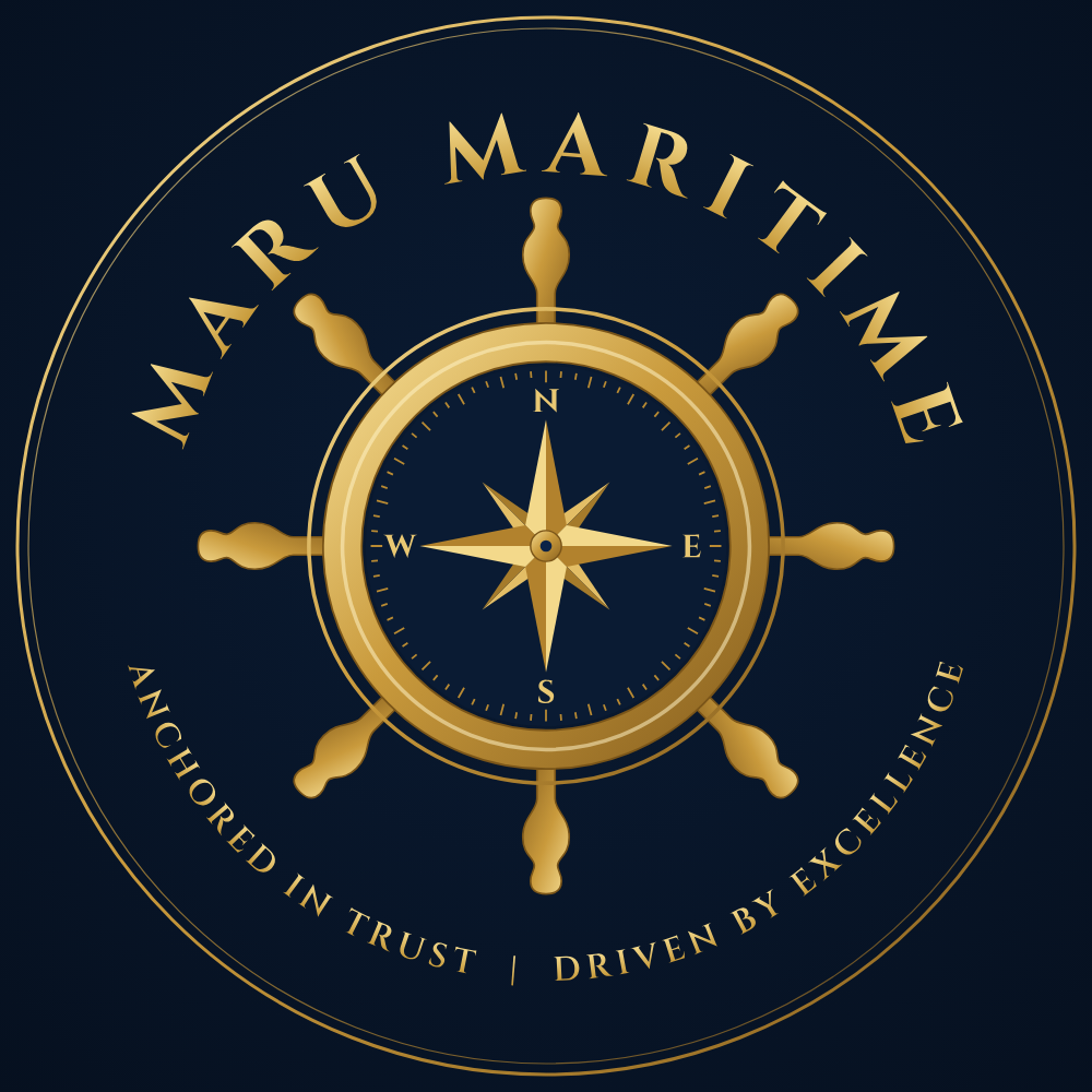 Maru Maritime seal: Anchored in Trust, Driven by Excellence